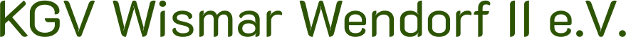 KGV Wismar Wendorf II e.V.